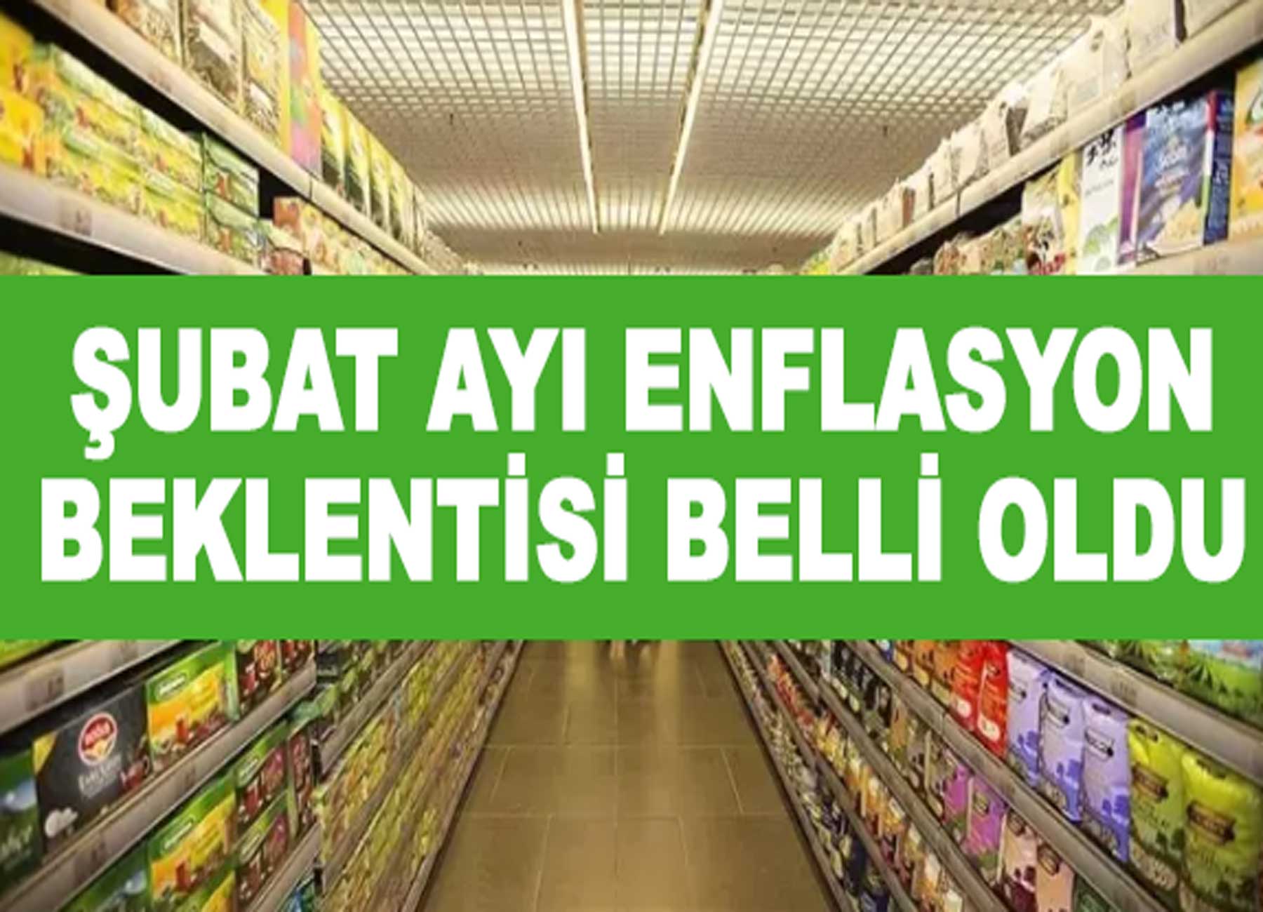 Şubat Ayı Enflasyon Beklentisi Açıklandı! İşte Detaylar