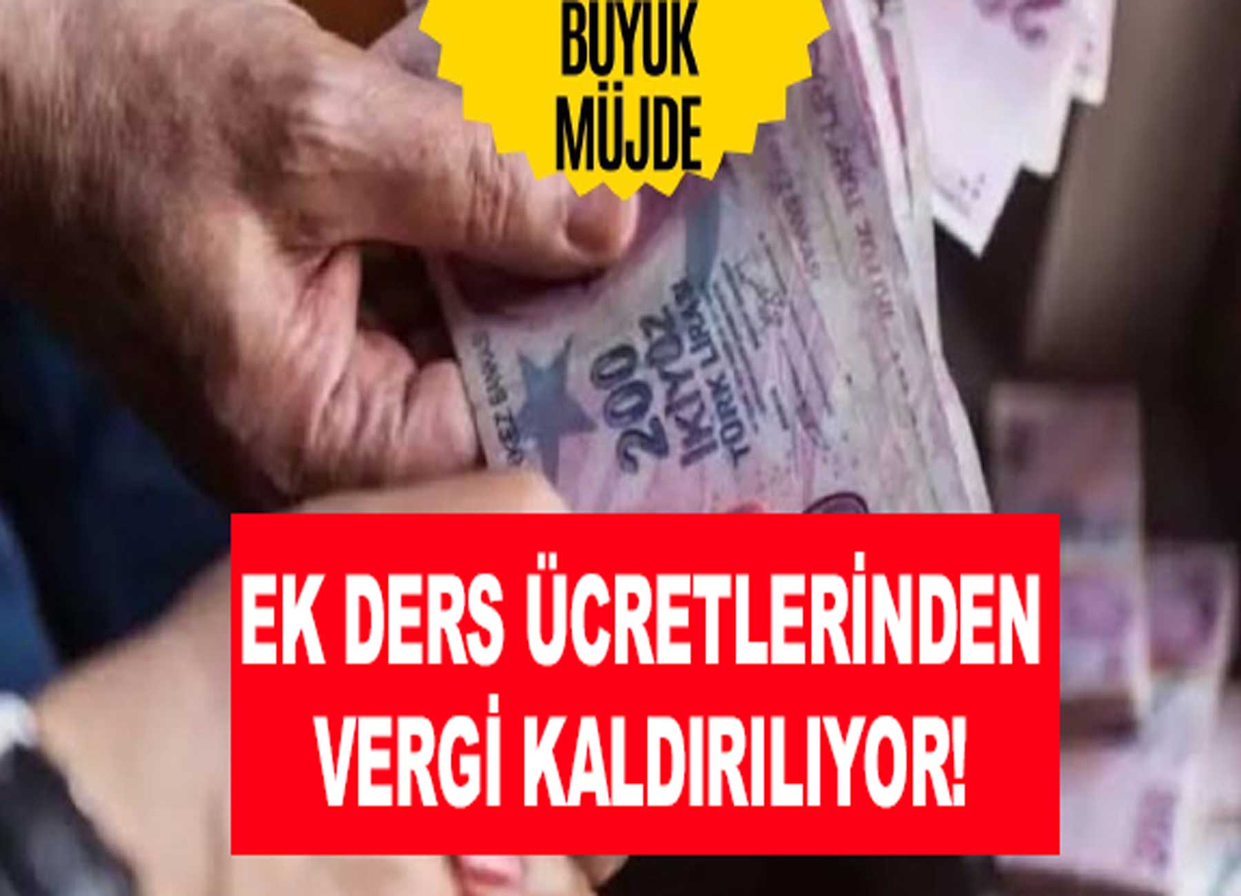 Öğretmenlerin Ek Ders Ücretlerinden Vergi Kaldırılıyor! İşte Yeni Düzenlemenin Detayları